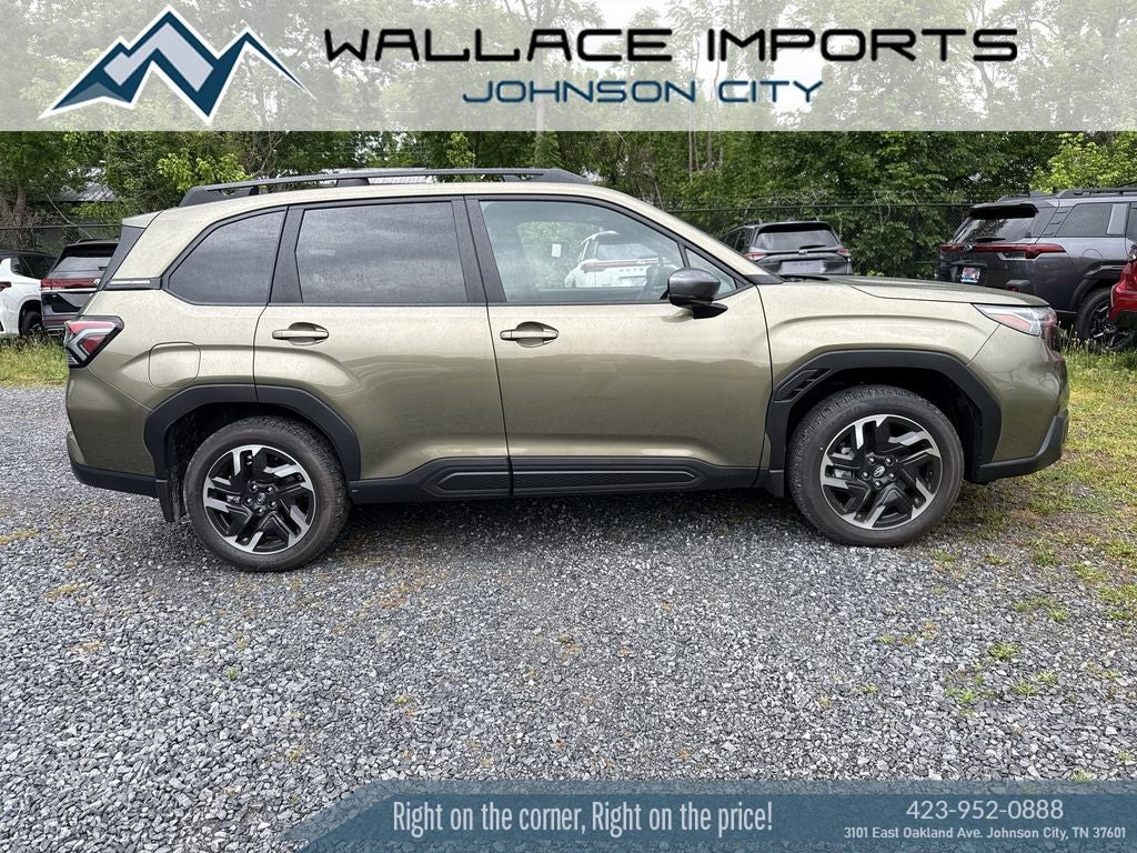 2026 Subaru FORESTER Limited in Autumn Green Metallic — front three-quarter view