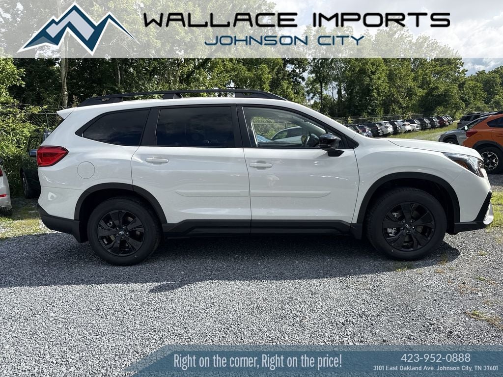 2026 Subaru ASCENT Premium 7-Passenger in Crystal White Pearl — front three-quarter view