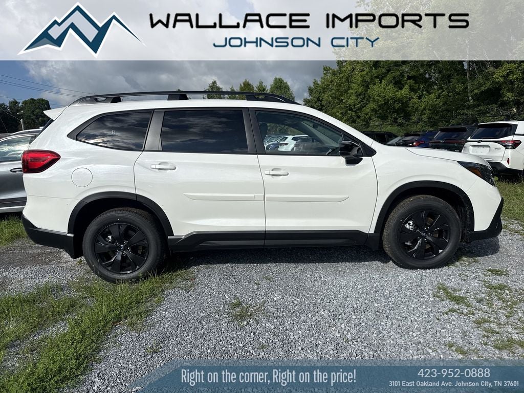 2026 Subaru ASCENT Premium 7-Passenger in Crystal White Pearl — front three-quarter view
