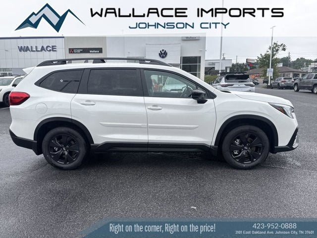 2026 Subaru ASCENT Premium 7-Passenger in Crystal White Pearl — front three-quarter view