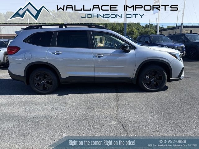 2026 Subaru ASCENT Premium 7-Passenger in Ice Silver Metallic — front three-quarter view