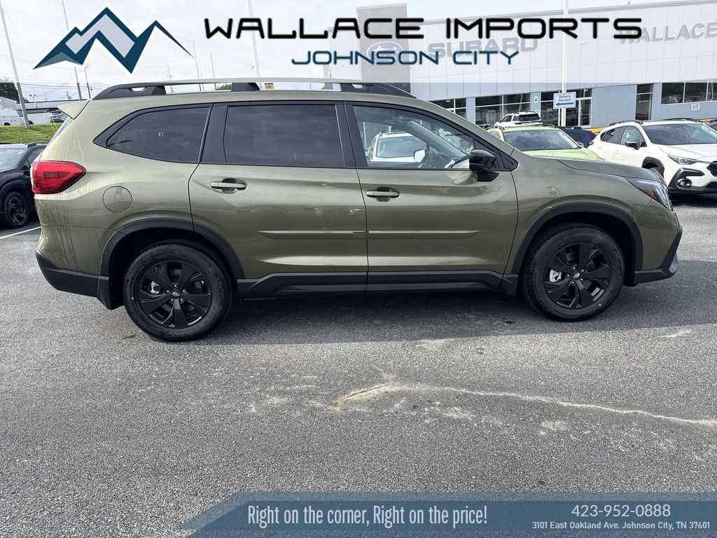 2026 Subaru ASCENT Premium 7-Passenger in Autumn Green Metallic — front three-quarter view