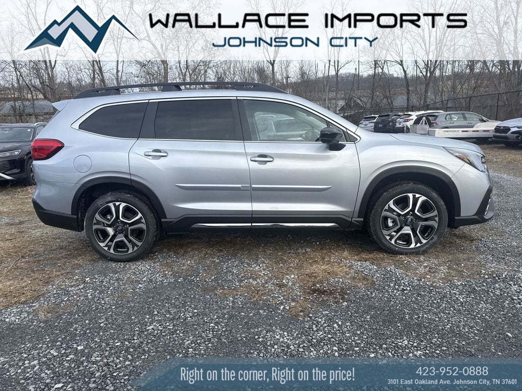 2026 Subaru ASCENT Limited 7-Passenger in Ice Silver Metallic — front three-quarter view