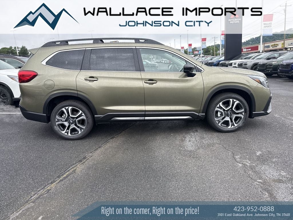 2026 Subaru ASCENT Limited 7-Passenger in Autumn Green Metallic — front three-quarter view