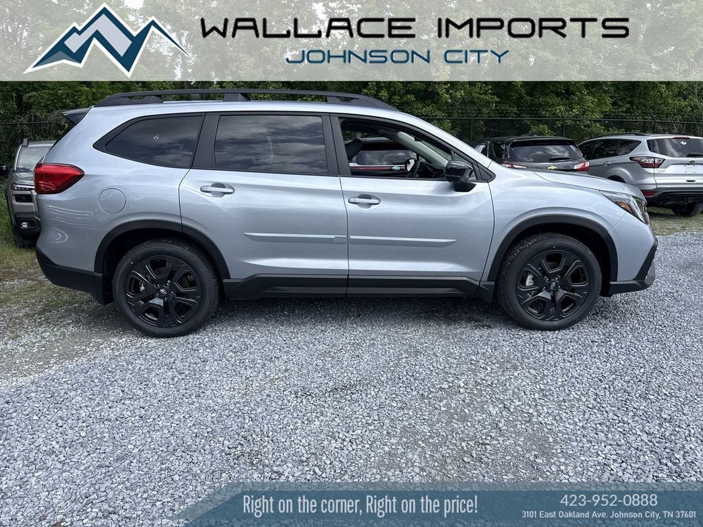 2026 Subaru ASCENT Onyx Edition Touring 7-Passenger in Ice Silver Metallic — front three-quarter view