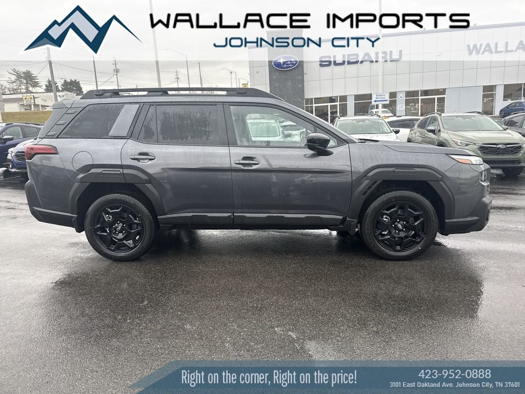 2026 Subaru OUTBACK Limited in Magnetite Gray Metallic — front three-quarter view