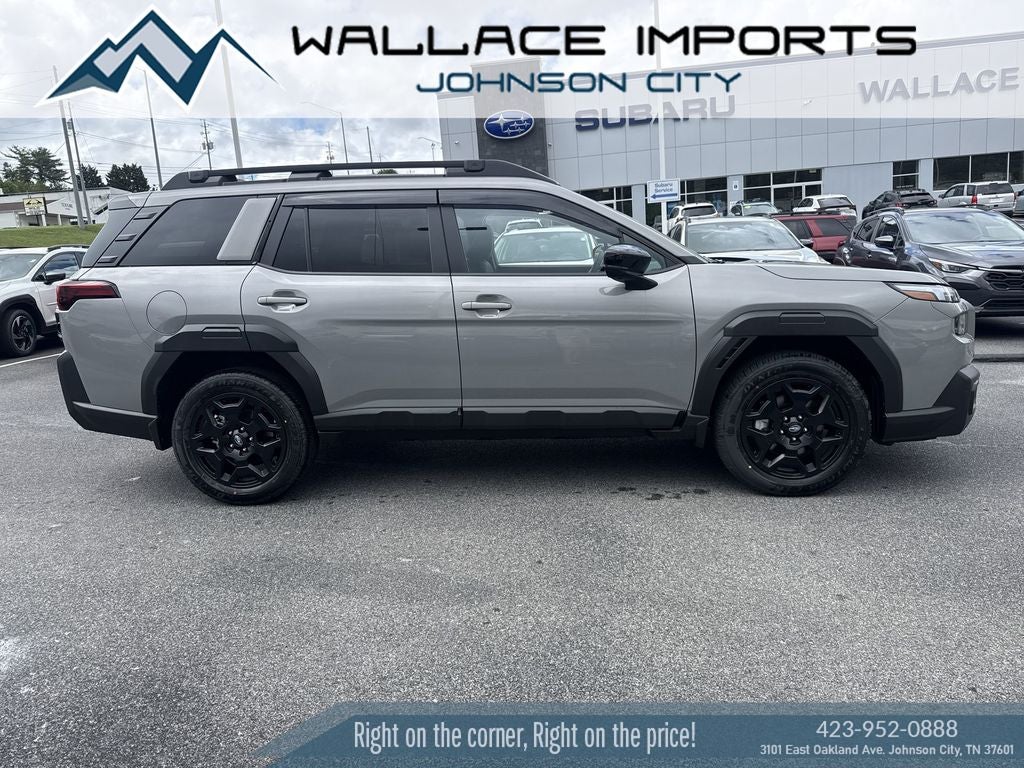 2026 Subaru OUTBACK Limited in River Rock Pearl — front three-quarter view