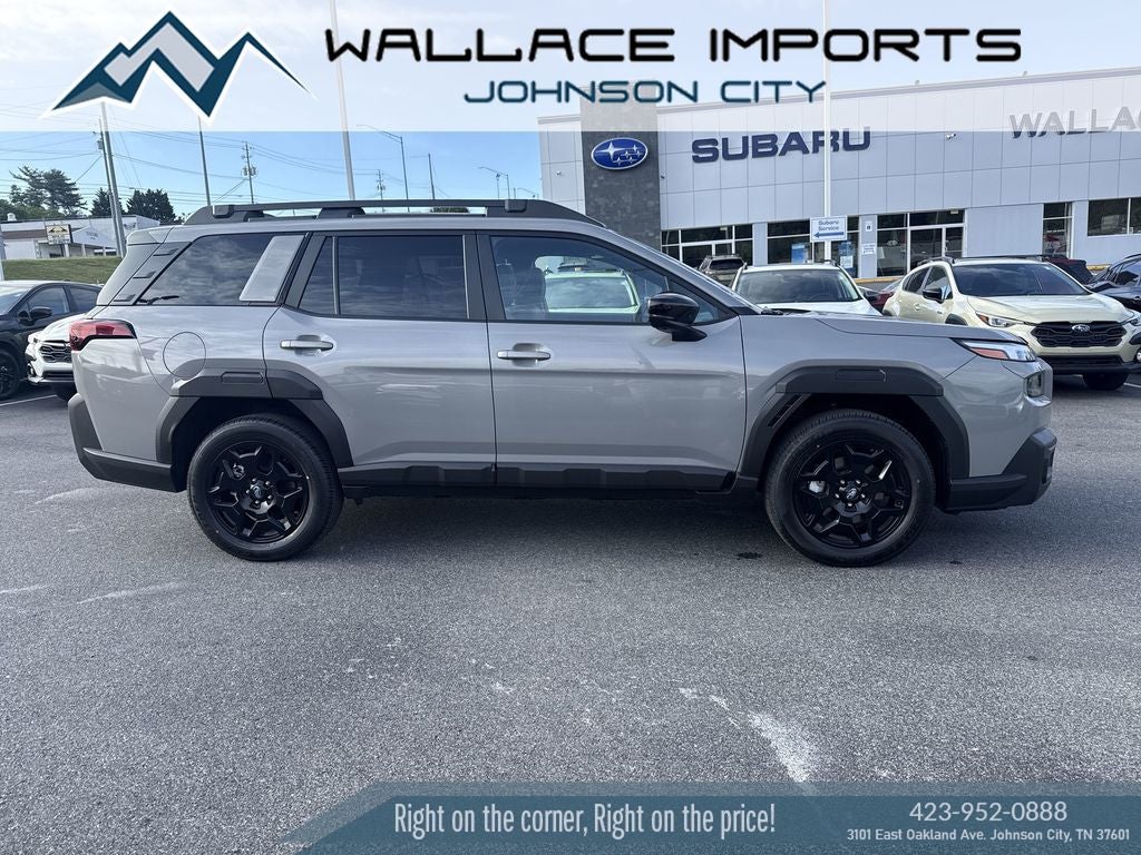 2026 Subaru OUTBACK Limited in River Rock Pearl — front three-quarter view