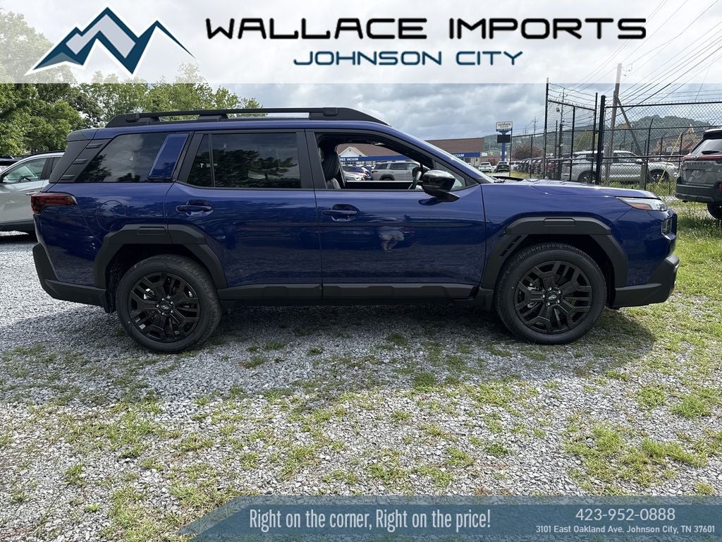 2026 Subaru OUTBACK Limited XT in Sapphire Blue Pearl — front three-quarter view
