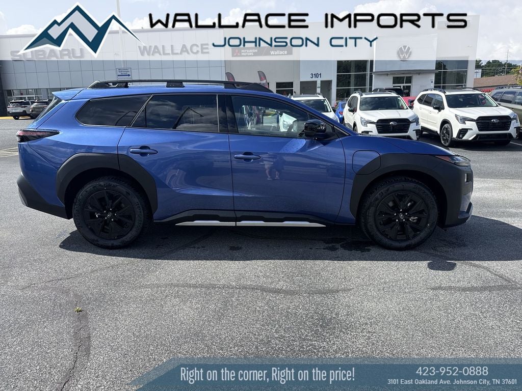 2026 Subaru TRAILSEEKER Premium in Daybreak Blue Pearl — front three-quarter view