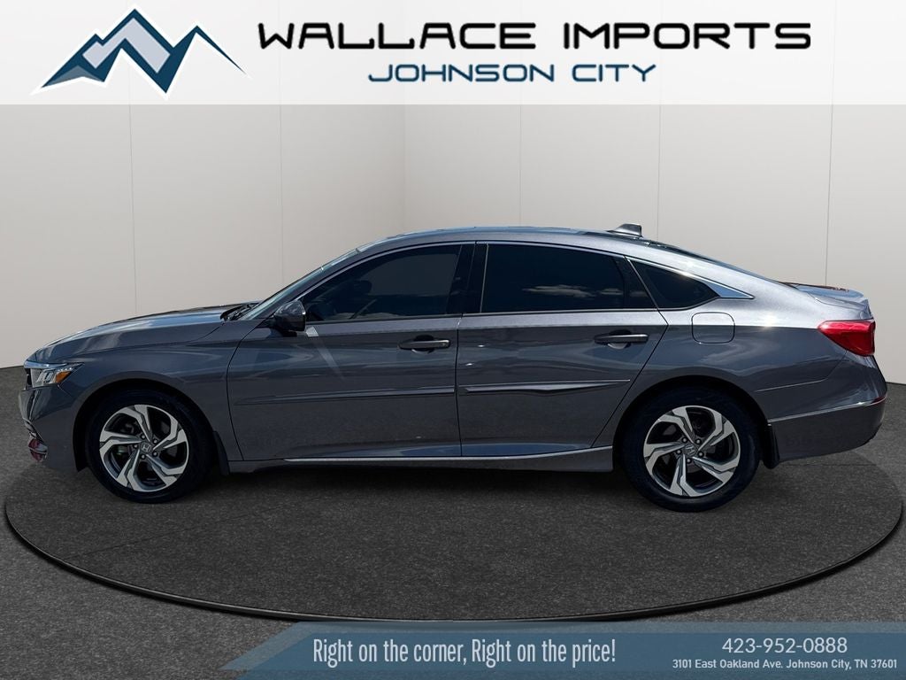2018 Honda Accord EX in Gray — front three-quarter view