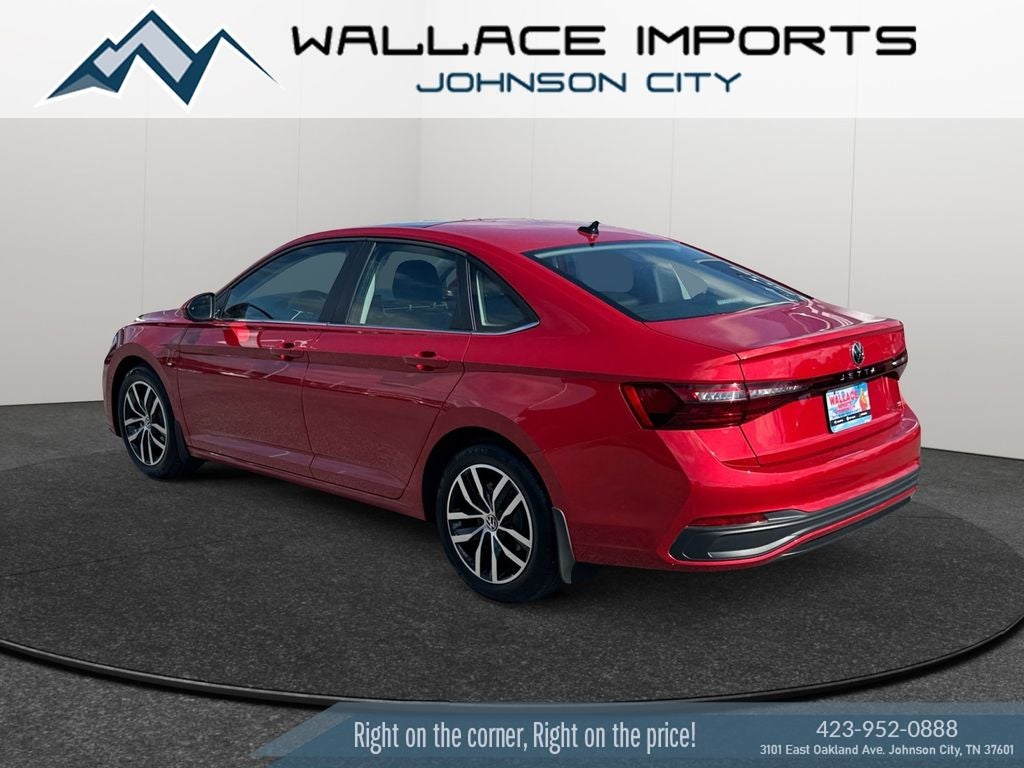 2025 Volkswagen Jetta — rear three-quarter view