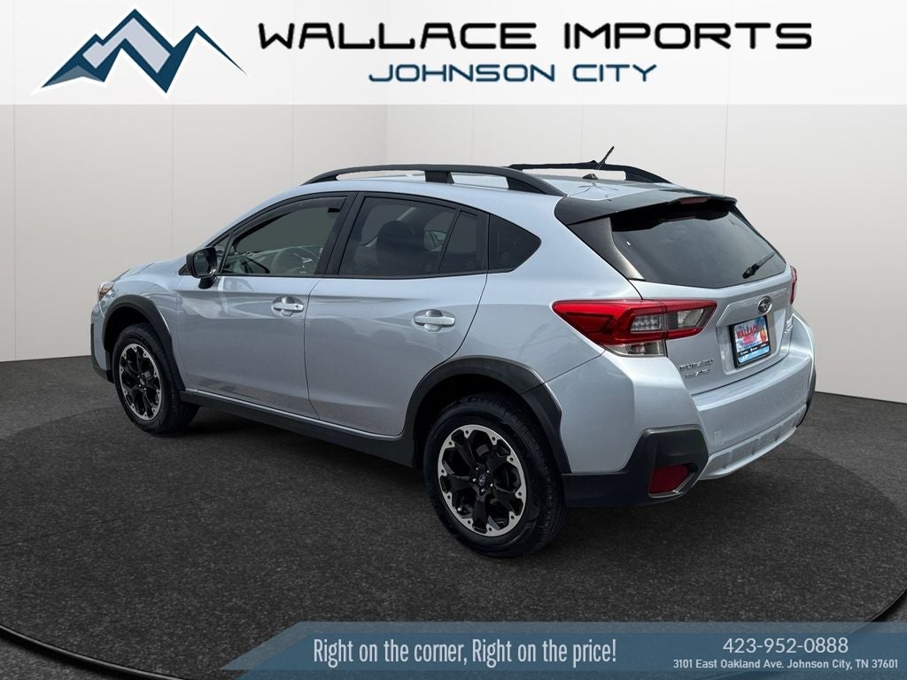 2021 Subaru Crosstrek — rear three-quarter view