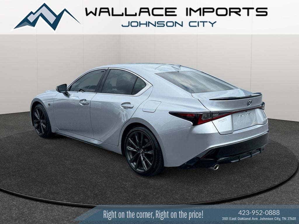 2024 Lexus IS — rear three-quarter view